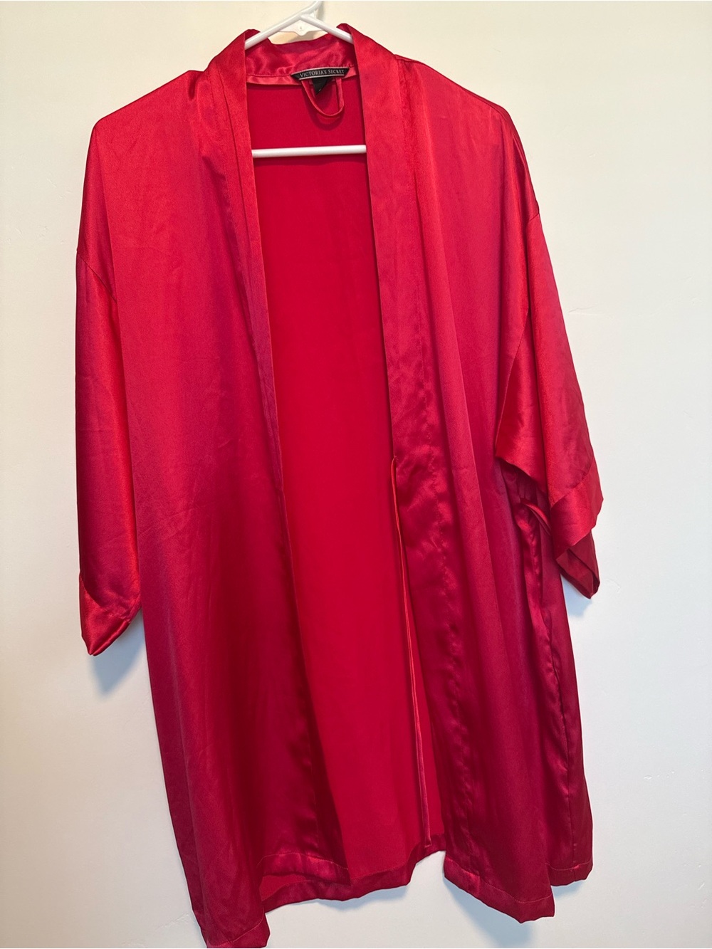 Victoria's Secret Red Satin Kimono Robe